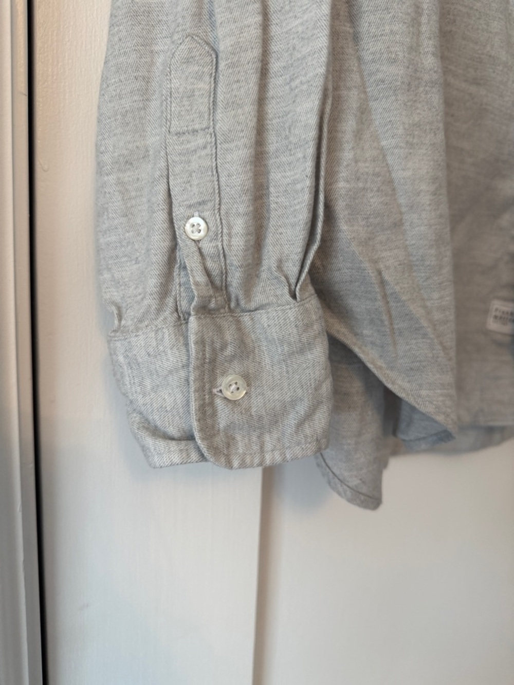 Frank & Eileen Women's Heather Gray Button-Down Shirt - Picture 3 of 5